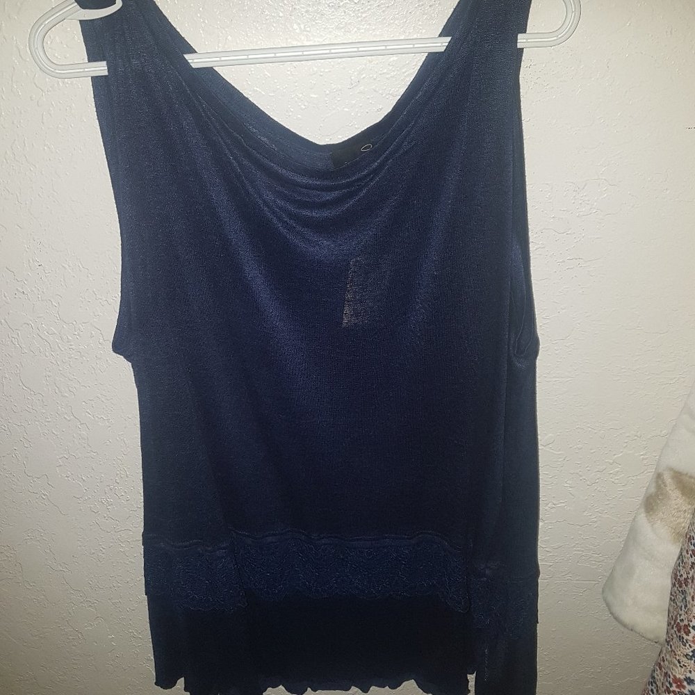 Plus Sized Flowy, Semi-Sheer Tunic.